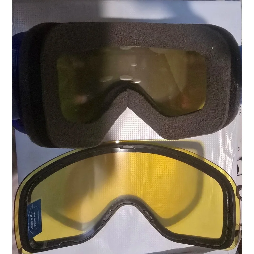 Goodr Snow G Goggles Apres All Day Blue Teal Wave Strap Rare Discontinued NWOB